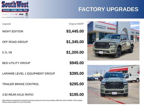 New 2026 RAM 1500 Laramie w/ Night Edition image 11