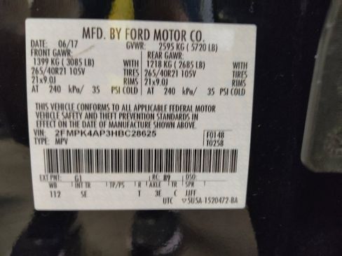 Used 2017 Ford Edge Sport w/ Equipment Group 401A AWD/4WD image 33