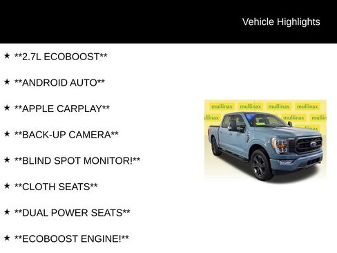 Certified 2023 Ford F150 XLT w/ Equipment Group 302A High AWD/4WD image 12