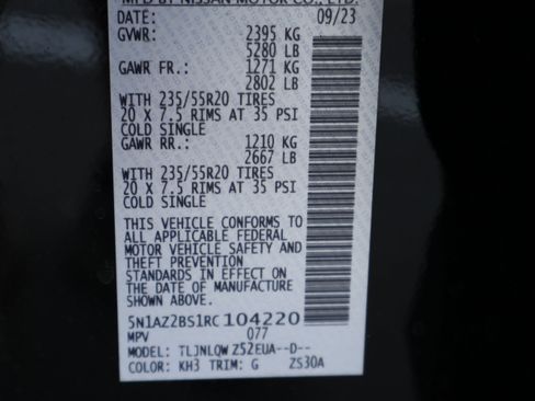 Used 2024 Nissan Murano SV w/ SV Midnight Edition Package AWD/4WD image 44
