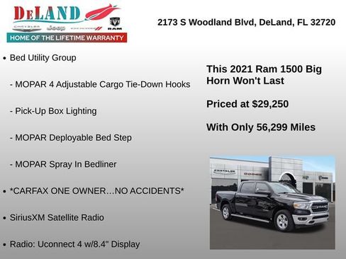Used 2021 RAM 1500 Big Horn RWD image 24