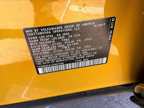 Used 2018 Volkswagen Atlas SE image 31