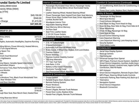 Used 2024 Hyundai Santa Fe Limited AWD/4WD image 6