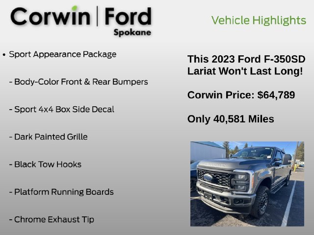 Used 2023 Ford F350 Lariat w/ Lariat Ultimate Package AWD/4WD image 6