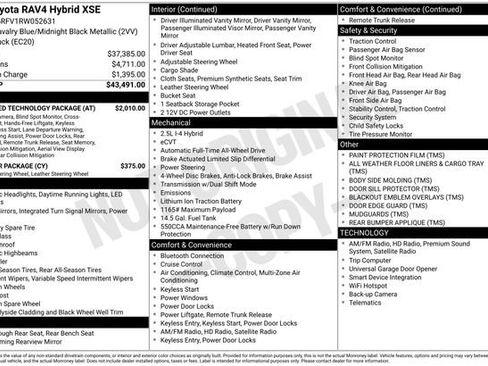 Used 2024 Toyota RAV4 XSE w/ Advanced Technology Package AWD/4WD image 31
