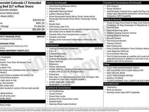 Used 2022 Chevrolet Colorado LT w/ Fleet Safety Package RWD image 17