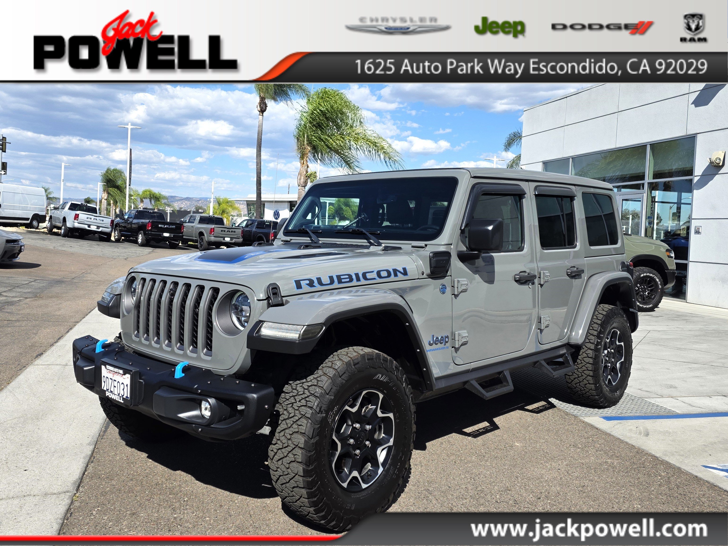 Certified 2023 Jeep Wrangler Unlimited Rubicon 4xe w/ Steel Bumper Group AWD/4WD image 1
