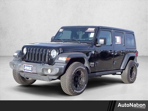 Used 2021 Jeep Wrangler Unlimited Sport image 1