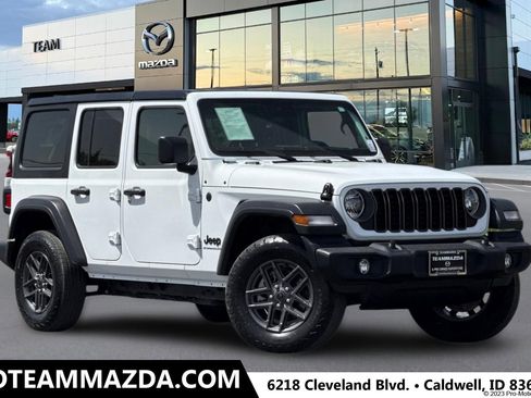 Used 2025 Jeep Wrangler Unlimited Sport AWD/4WD image 1