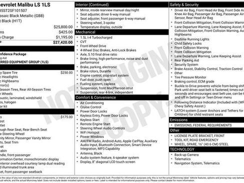 Used 2025 Chevrolet Malibu LS image 36