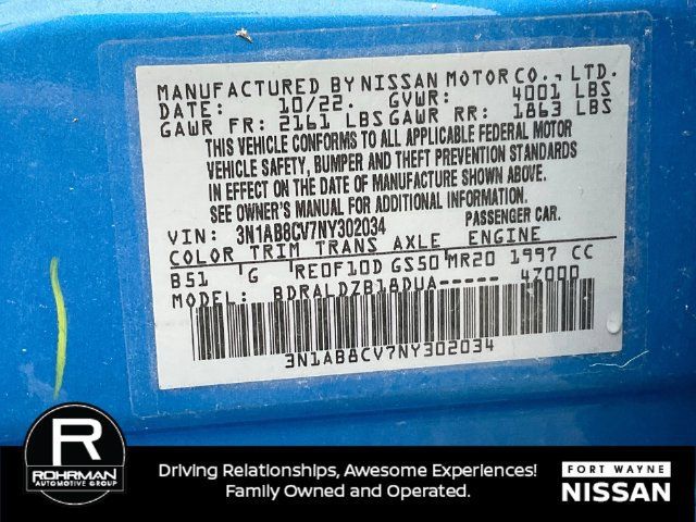 Used 2022 Nissan Sentra SV w/ Trunk Package FWD image 38