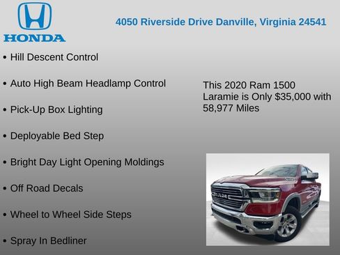 Used 2020 RAM 1500 Laramie image 32