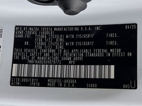 Certified 2025 Toyota Corolla Cross AWD Hybrid image 24