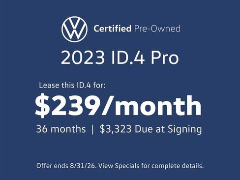 Certified 2023 Volkswagen ID.4 Pro RWD image 1