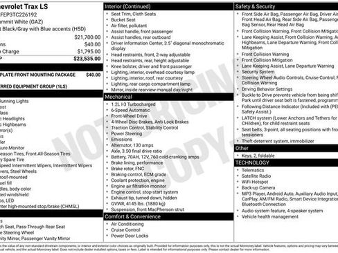 New 2026 Chevrolet Trax LS FWD image 2