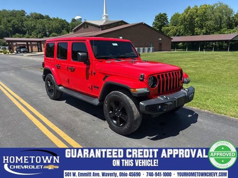 Used 2020 Jeep Wrangler Unlimited Sahara AWD/4WD image 1