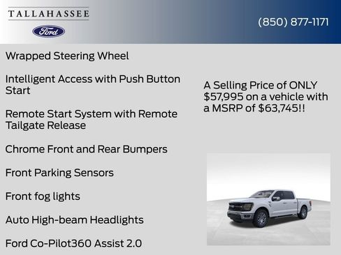 New 2026 Ford F150 XLT w/ Equipment Group 302A MID image 32