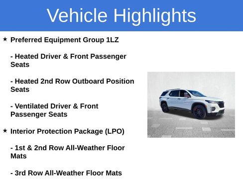 Certified 2023 Chevrolet Traverse Premier w/ Redline Edition image 5