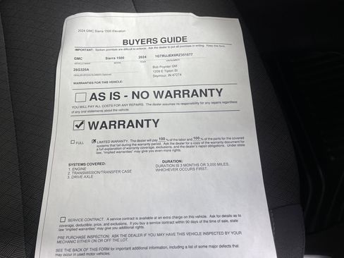 Used 2024 GMC Sierra 1500 Elevation AWD/4WD image 25
