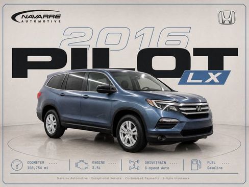 Used 2016 Honda Pilot LX image 1