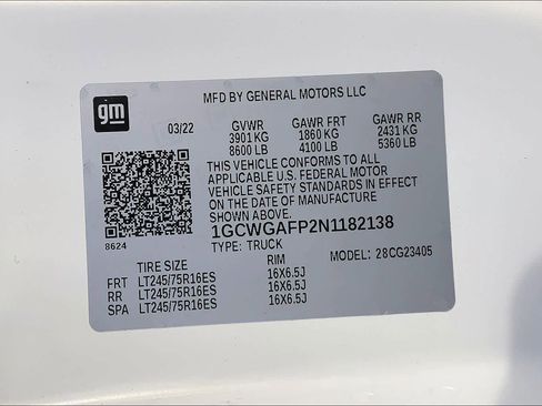 Used 2022 Chevrolet Express 2500 w/ Driver Convenience Package image 31