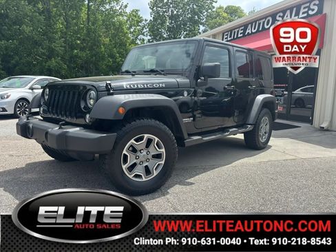 Used 2015 Jeep Wrangler Unlimited Rubicon w/ Connectivity Group AWD/4WD image 1