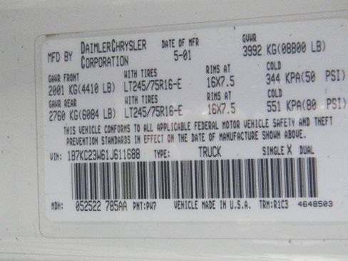 Used 2001 Dodge Ram 2500 Truck 2WD Quad Cab image 29