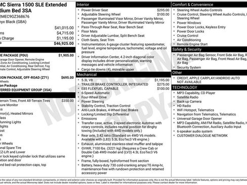 Used 2016 GMC Sierra 1500 SLE w/ SLE Value Package AWD/4WD image 10