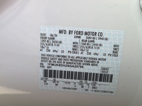 Used 2025 Ford Explorer Active image 29