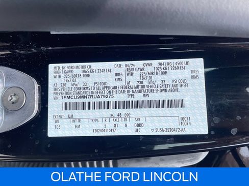 Certified 2024 Ford Escape ST-Line w/ Tech Pack #1 AWD/4WD image 18