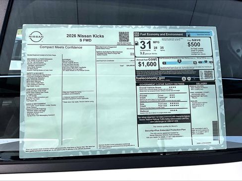 New 2026 Nissan Kicks S image 19