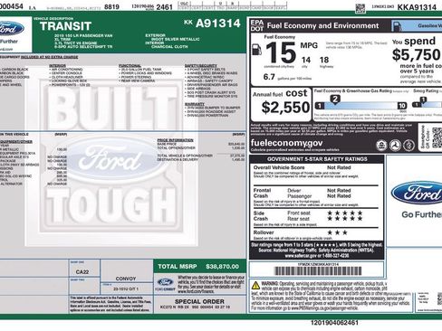 Used 2019 Ford Transit 150 XL RWD image 33