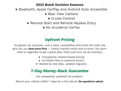 Used 2023 Buick Envision Essence w/ Sport Touring Package