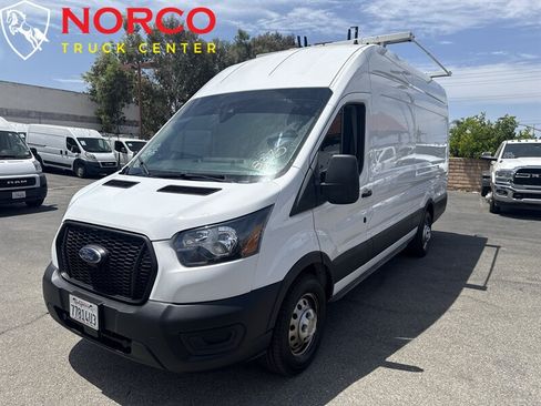 Used 2023 Ford Transit 350 148 High Roof Extended w/ Fleet Safety Package RWD image 4