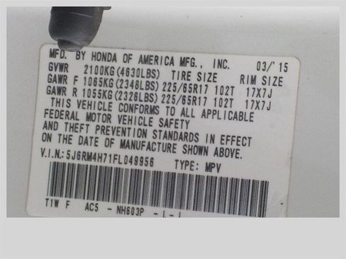 Used 2015 Honda CR-V EX-L image 17