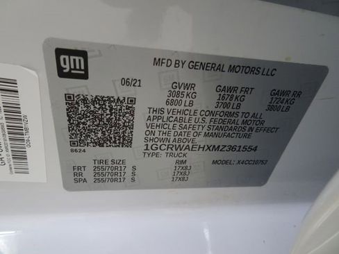 Used 2021 Chevrolet Silverado 1500 W/T w/ WT Convenience Package image 39