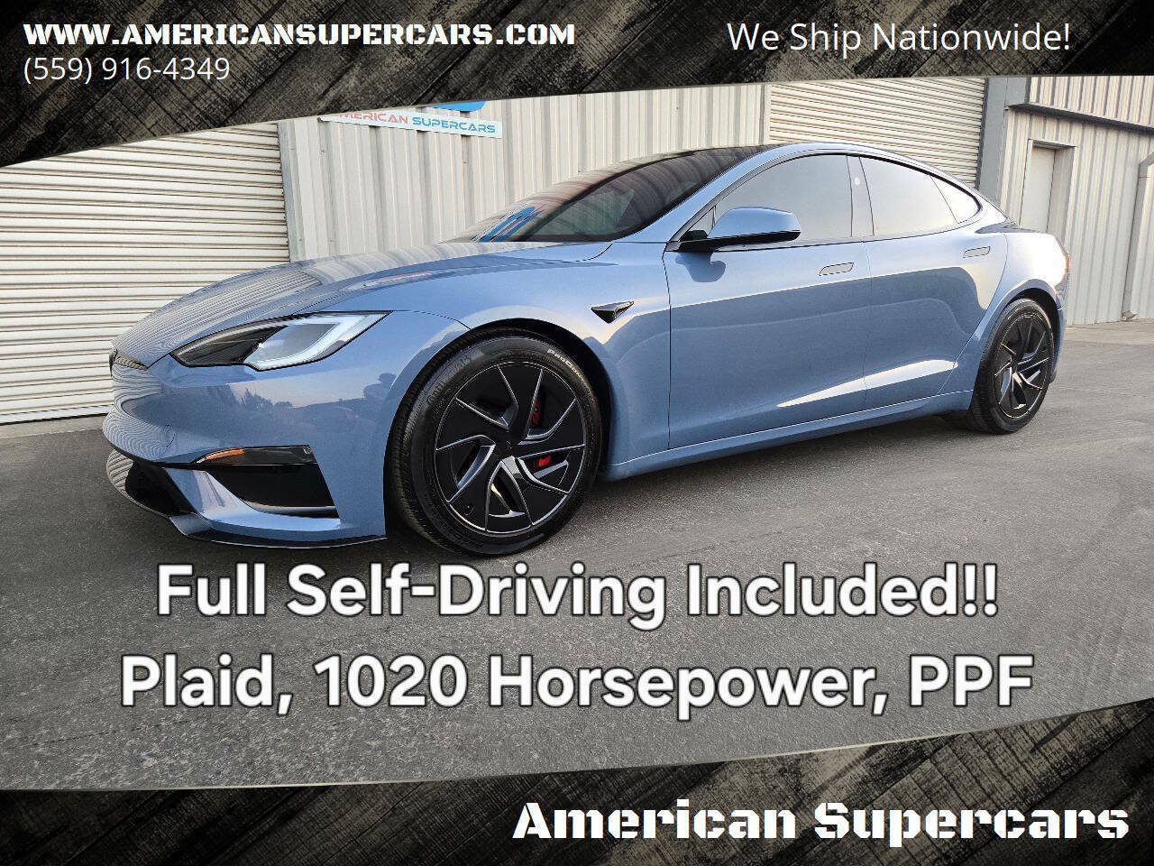 Used 2026 Tesla Model S Plaid AWD/4WD image 1
