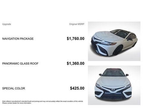 Used 2023 Toyota Camry XSE w/ Navigation Package FWD image 3