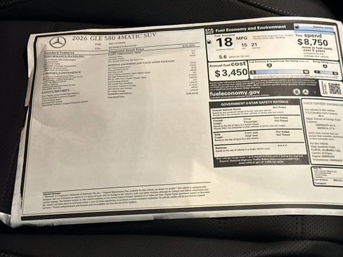 New 2026 Mercedes-Benz GLE 580 4MATIC image 29