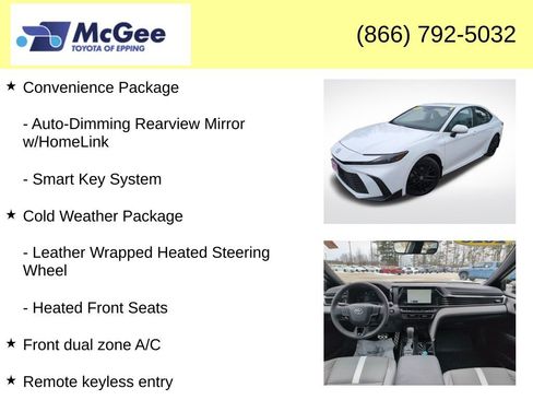 Certified 2025 Toyota Camry SE w/ Convenience Package image 8