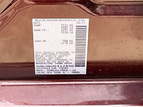 Used 2023 Nissan Altima 2.5 SV AWD/4WD image 30