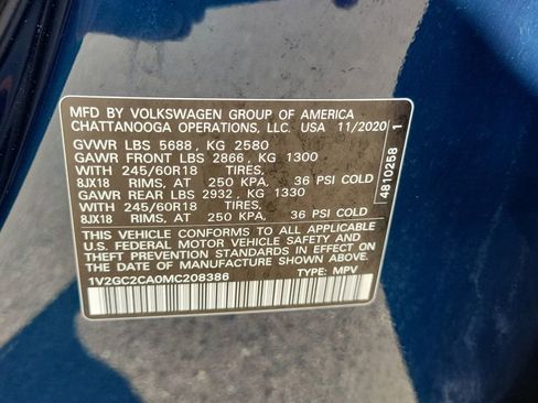 Used 2021 Volkswagen Atlas Cross Sport S image 27