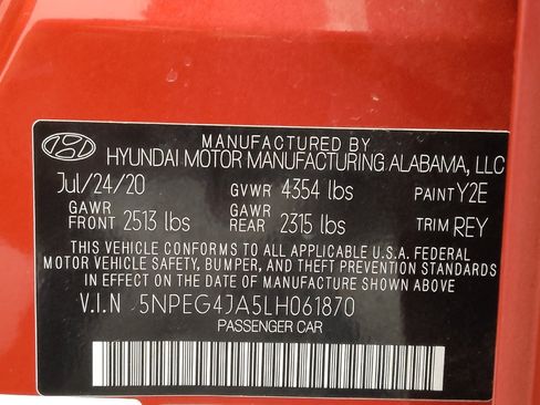 Used 2020 Hyundai Sonata SE FWD image 33