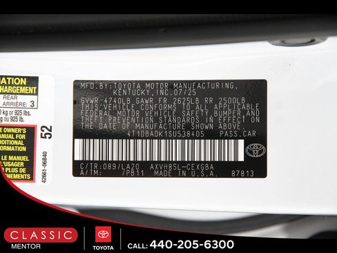 Certified 2025 Toyota Camry XLE w/ Premium Plus Package image 24