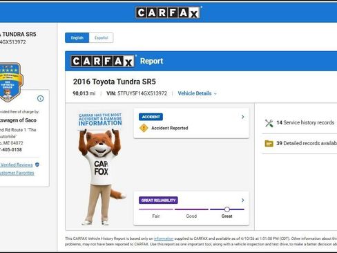 Used 2016 Toyota Tundra SR5 image 7
