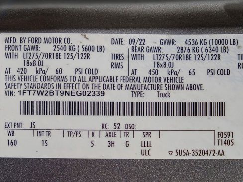 Used 2022 Ford F250 XL w/ STX Appearance Package image 65