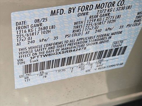 New 2025 Ford Maverick XLT FWD image 17