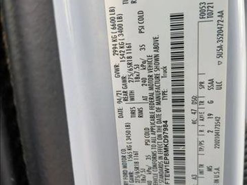 Used 2021 Ford F150 XLT w/ Equipment Group 302A High image 16