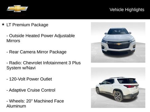 Certified 2023 Chevrolet Traverse LT w/ LT Premium Package AWD/4WD image 20