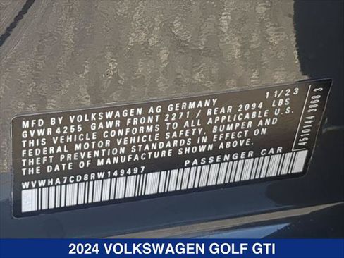 Used 2024 Volkswagen GTI S FWD image 24